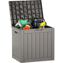 Outdoor Storage Box Waterproof UV-Resistant Lockable Resin