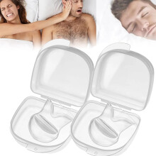Tongue Retainer Silicone 2 pcs for Improved Sleep and