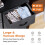 Fabric Dresser with 6 Drawers Grey 7