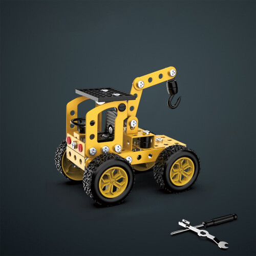 Metalen graafmachine speelgoedset voor kinderen – STEM-compatibel,