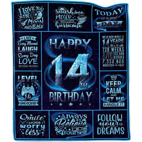 Coperta per ragazzi di 17 anni - 60x80 pollici