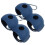 Blue Silicone Golf Ball Holder with Dual Storage 2 pcs 1