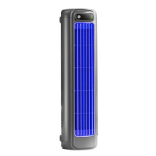 Ventilateur tour sans pales, ultra-silencieux, 3 vitesses, chargement USB-C, capacité 2000 mAh, portable.