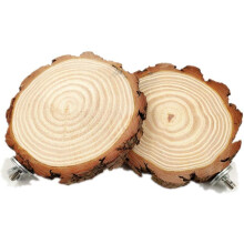 Wood Bird Perch Round Sleeping Stand 2 Pack