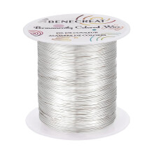 Copper Wire for Jewelry Making Round 24 Gauge 0.5 mm 80 m