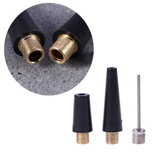 Bike Adapter Ball Pump Needle Nozzle Kit 3pcs 1