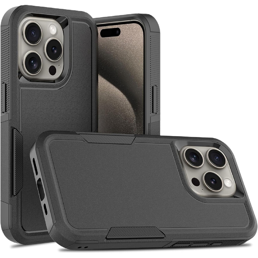 Iphone 15 Pro Shockproof Case Â Military-Grade Dual-Layer 9558830630016