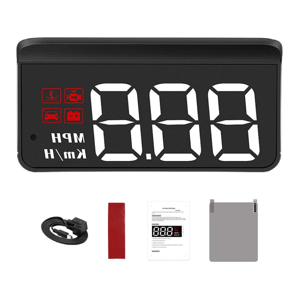 Car Hud Head-Up Display For Obd Dashboard Speed Monitor I2 9336866230550