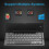 Foldable Bluetooth Keyboard for Smartphones Ultra-Slim 2