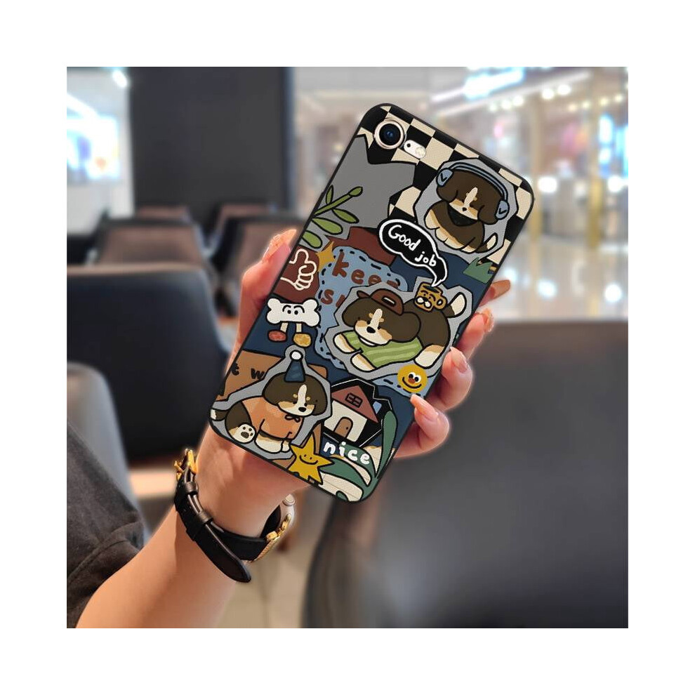 Iphone 7/8/Se2/Se3 Phone Case Cartoon Animal Tpu 9180435732316