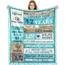 Sweet16Throw Tæppe til Piger – 100x130 cm Fødselsdagsgave