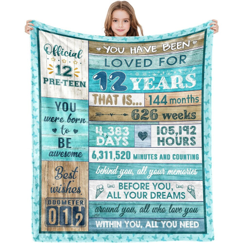 Κουβέρτα Sweet16Throw για κορίτσια – Δώρο γενεθλίων 40"x50"