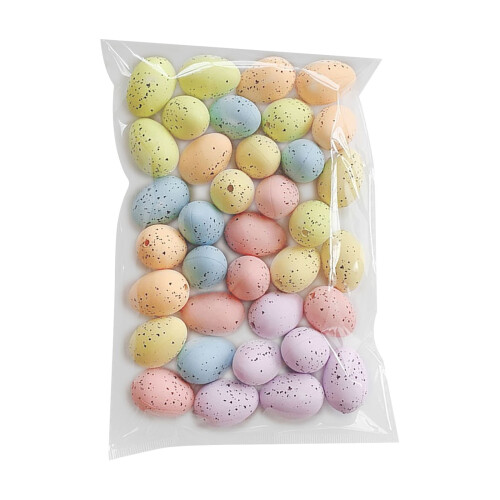 Easter Eggs Plastic Assorted Colors 36PCS