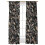 Sheer Curtains Retro Abstract Flowers Design 52x108 Inch 1