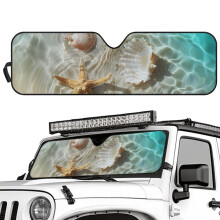 Jeep Wrangler Windshield Sun Shade UV Heat Protection Beach