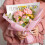 Handmade Crochet Flower Bouquet with Light – Preserved 1