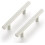 Cabinet Pulls White Stainless Steel 5 Inch Length 35 Pack 1
