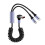 Tizuqe Car Charger with Extendable Dual MicroUSB and Type C 1