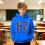 Meme Hoodie för Barn Blå Långärmad Tröja 2