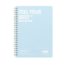 B5 Coil Notebook Unruled 120gsm Portable Plastic Cover