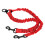 Reflective Double-Ended Dog Leash Retractable with Dual 1