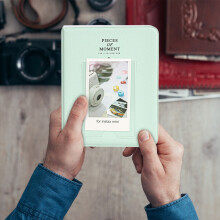 Photo Album PVC Mini Storage Album with 64 Pockets