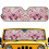 Pink Butterfly Windshield Sun Shade for Jeep Wrangler 1