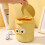 Yellow Owl Desktop Trash Can with Swing Lid 1pc 2