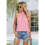 Débardeur rose uni avec lien pendant au cou, taille S 7