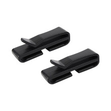 Ski Helmet Goggle Belt Clip 2 pcs with Double-Sided Tape