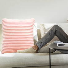 Velvet Throw Pillow Cover Modern Double-Sided Plush Euro