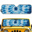 Blue Tie-Dye Windshield Sun Shade for Jeep Wrangler and 1