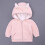 Babyjacke rosa Kapuzenpullover 0-3 Monate 2