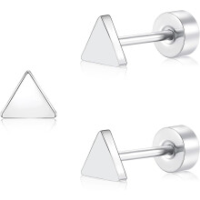 5mm Hollow Circle Stud Earrings for Women