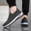 Graue Herren-Sneaker aus Mesh, Größe 42 5