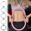 Γυμναστήριο Pilates Ring Γκρι 5,7 ιντσών με διπλή επένδυση 1