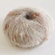 Pluche wol-acryl lusgaren voor poppenhaar 100 g