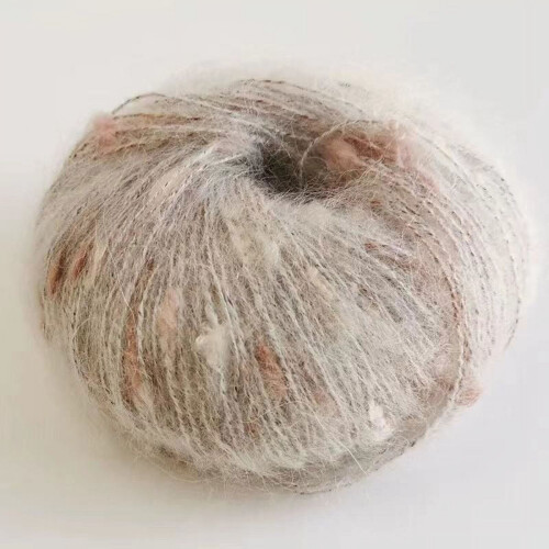 Fio de lã acrílica em laço para cabelo de boneca, 100g