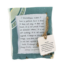Prayer Quilt with Cross Design Handmade 1 pc