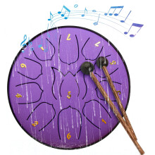 ZHMRFG 6-in-1 hand drum with 11 tones portable for adults