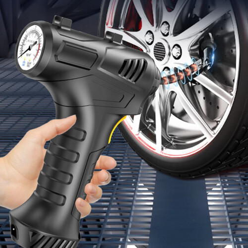 Portable Tire Inflator 150 PSI with LED Light Auto Stop