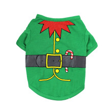 Green Dog Sweater Cartoon Design Small
