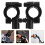 HOMEMAXS Motorcycle Handlebar Mirror Mount Clamp 10mm 1