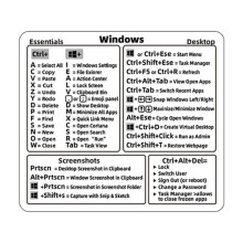 键盘快捷键贴纸 Windows Word MacBook 防水款