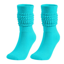 Low Cut Cotton Ankle Socks Light Blue One Size