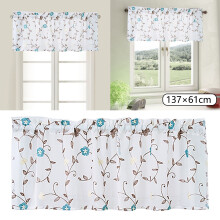 Floral Lace Curtains for Kitchen or Bedroom 54 x 24 Inch 1