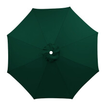 DAMAI 7.5ft 8-Rib Patio Umbrella Canopy Replacement – UV-Protective Dark Green Cover, Compatible with 8-Rib Umbrellas