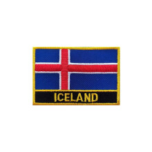 National Flag Patch Iron-On or Sew-On 1 Piece