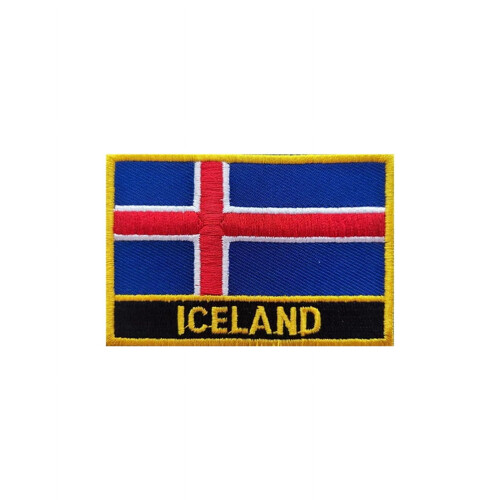 National Flag Patch Iron-On or Sew-On 1 Piece