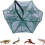 Foldable Fishing Trap Net Auto-Fold Strengthened 6-Hole 1